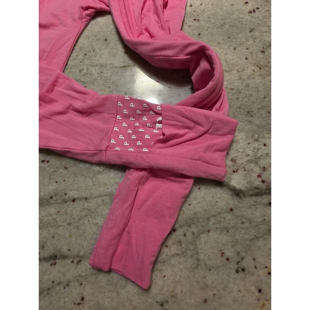 Posh Peanut Etta Fitted Convertible One-Piece Pajamas 18-24m hot‎ pink
